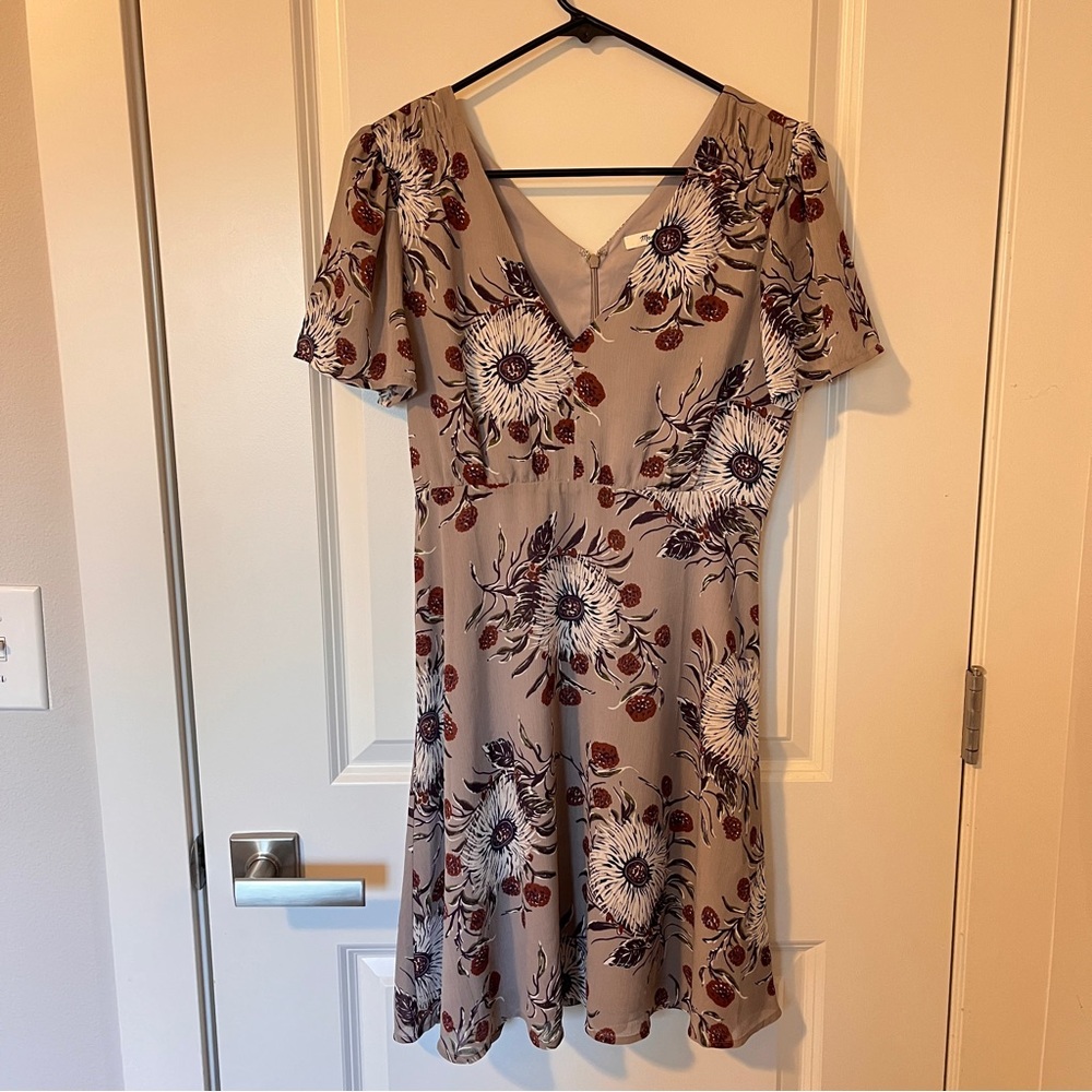 Madewell Flower Pattern Dress